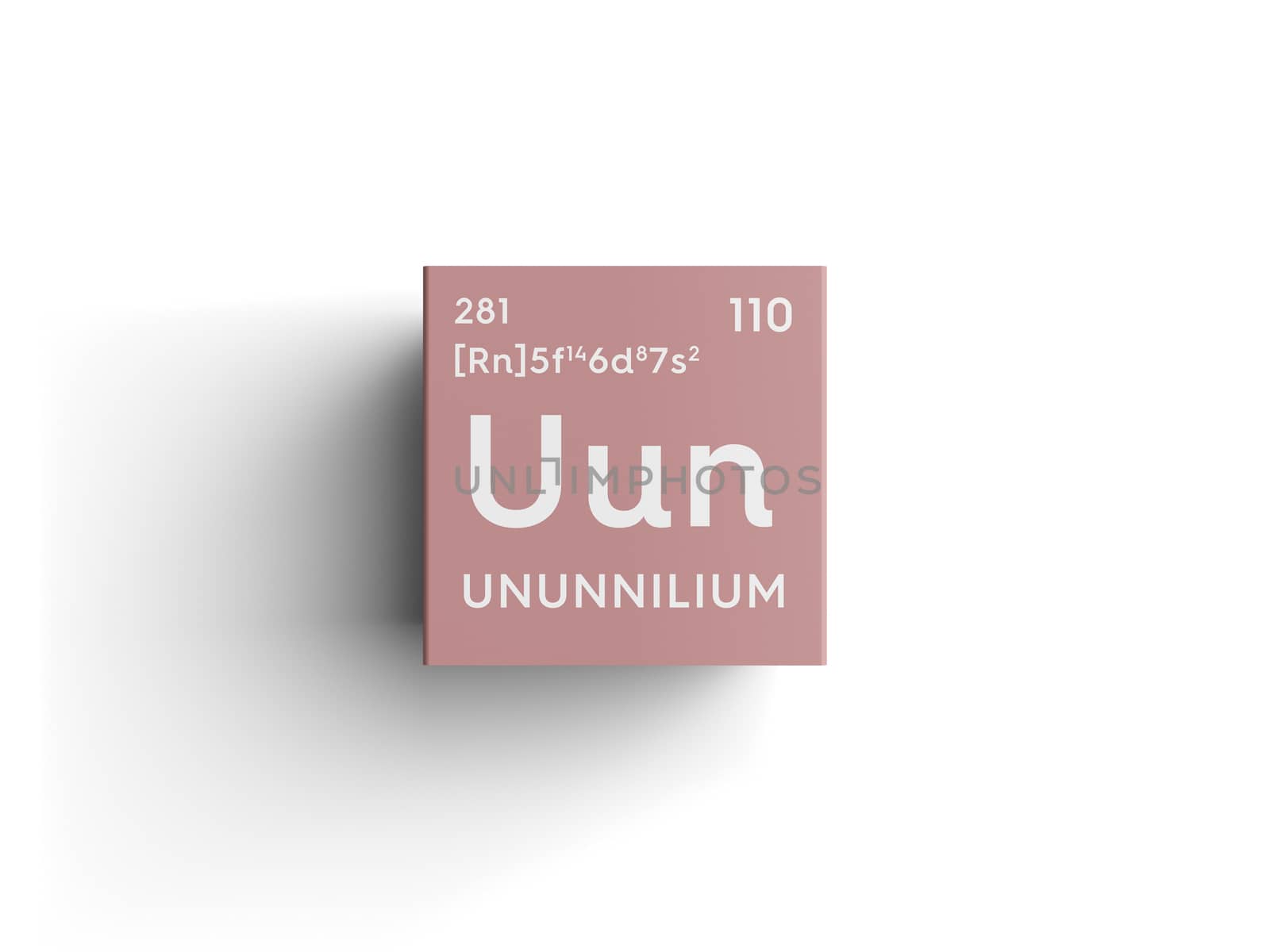 Ununnilium. Transition metals. Chemical Element of Mendeleev's P by sanches812
