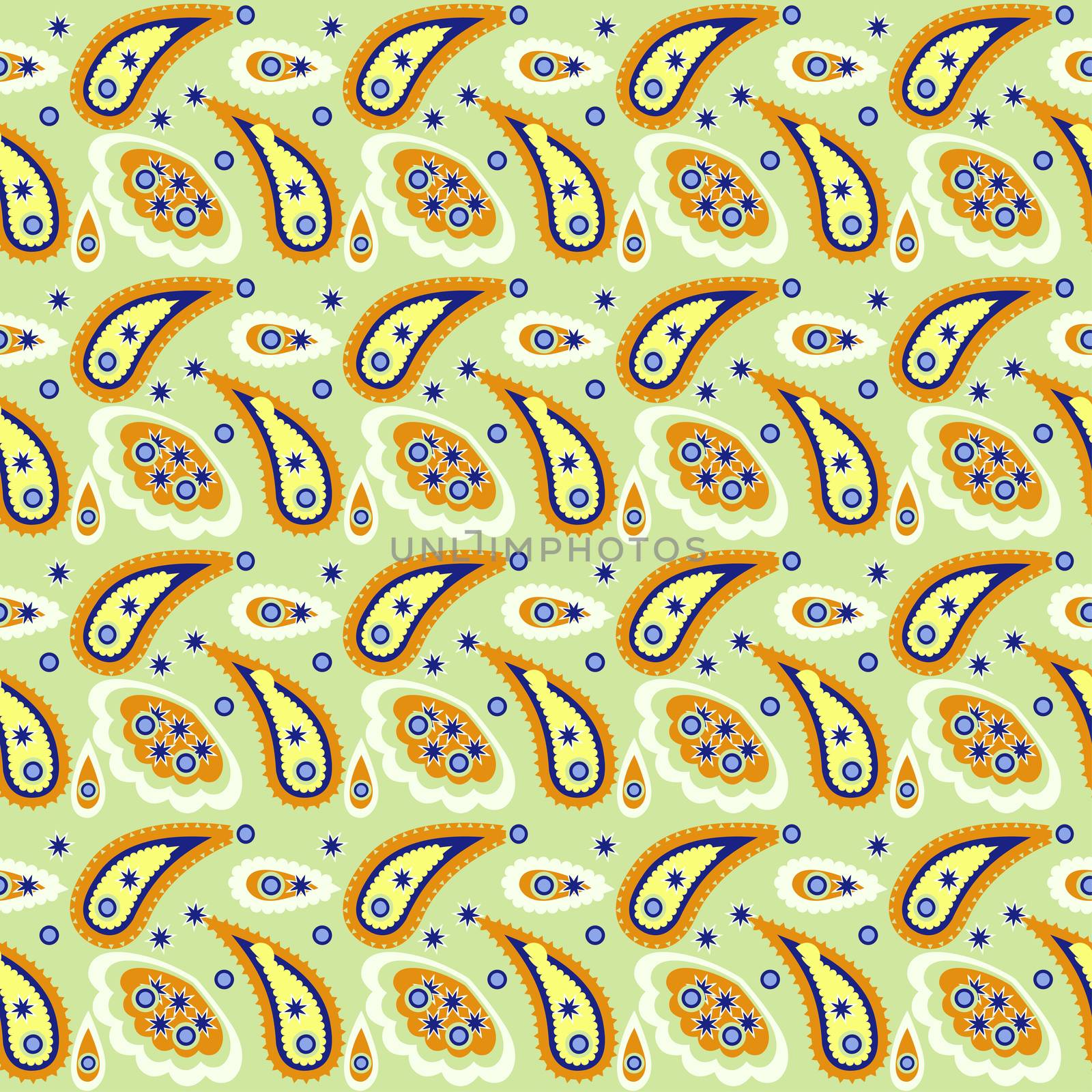 Seamless leaf pattern. Floral stylish background. Vector background.