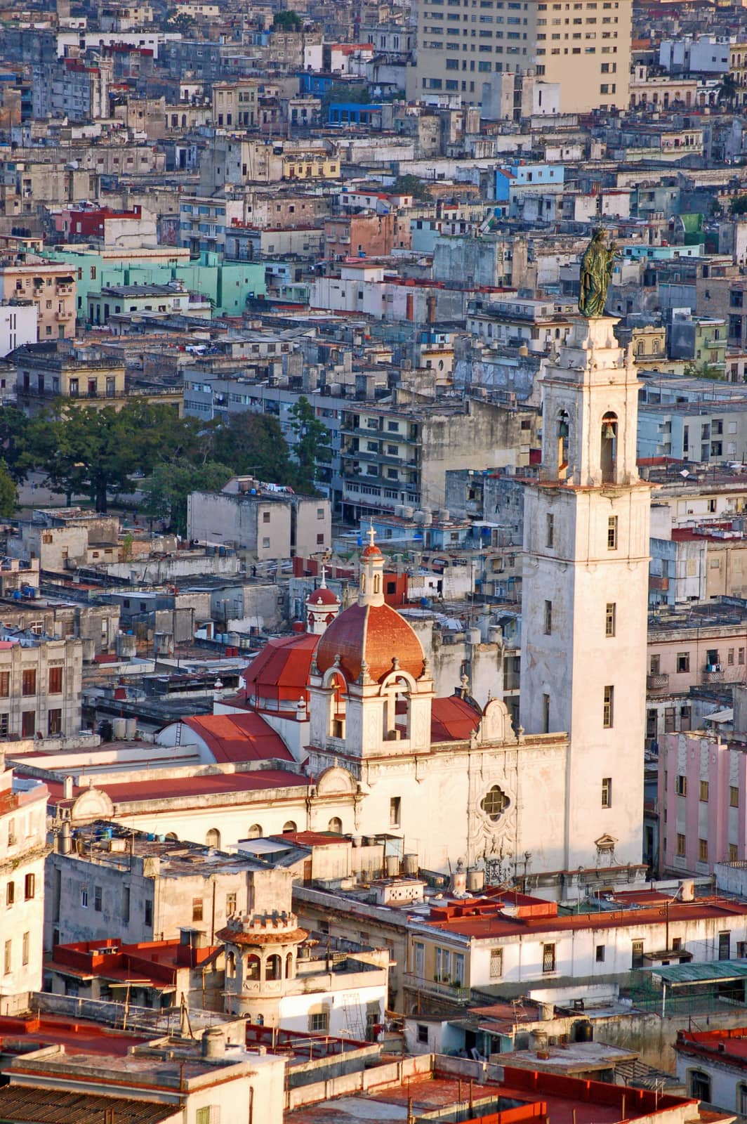 Convento & Iglesia del Carmen, Havana - aerial view by BasPhoto