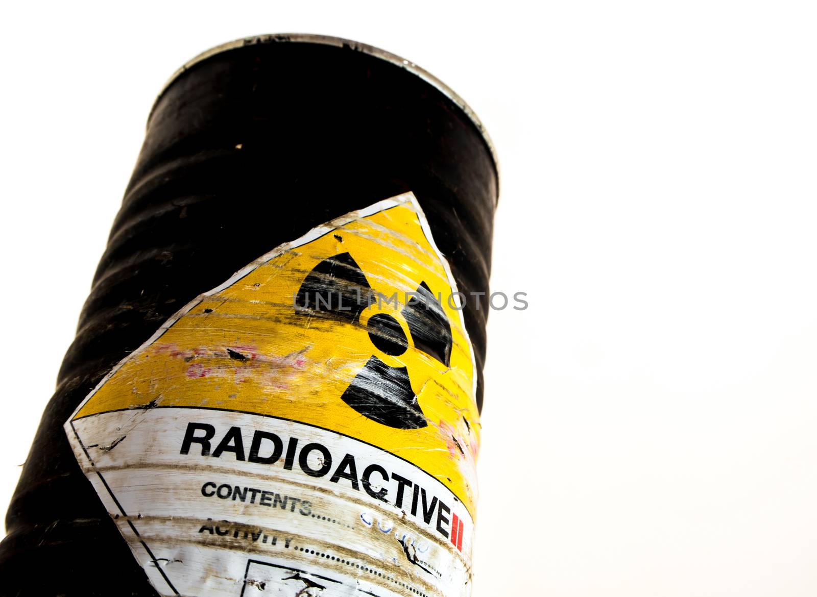 Steel container of Radioactive material by Satakorn