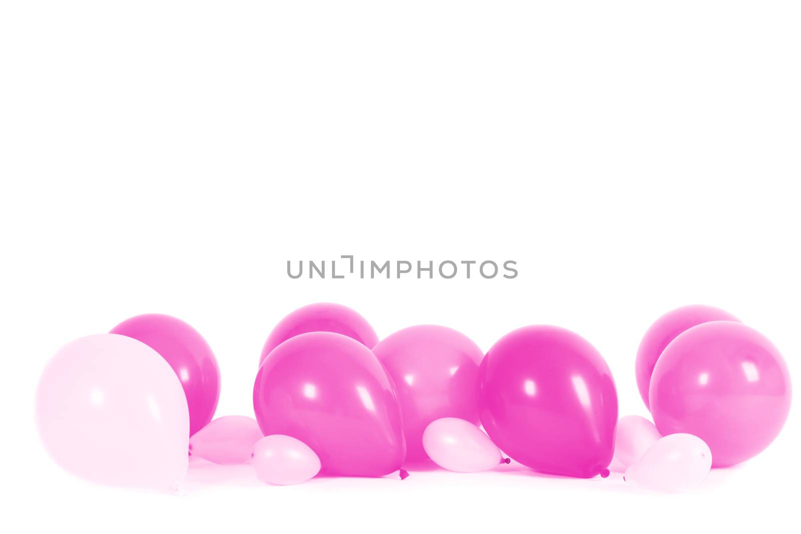 Colourful balloons isolated by Nanisimova