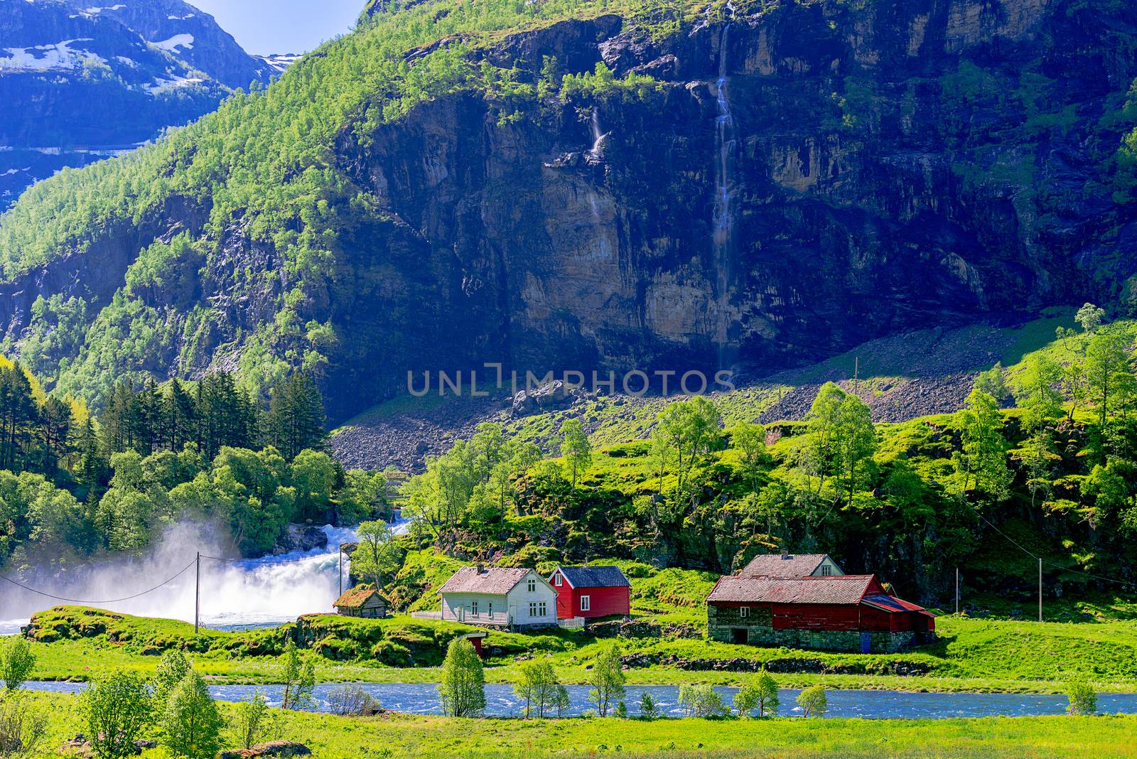 Scenic view in Myrdal valley, Norway