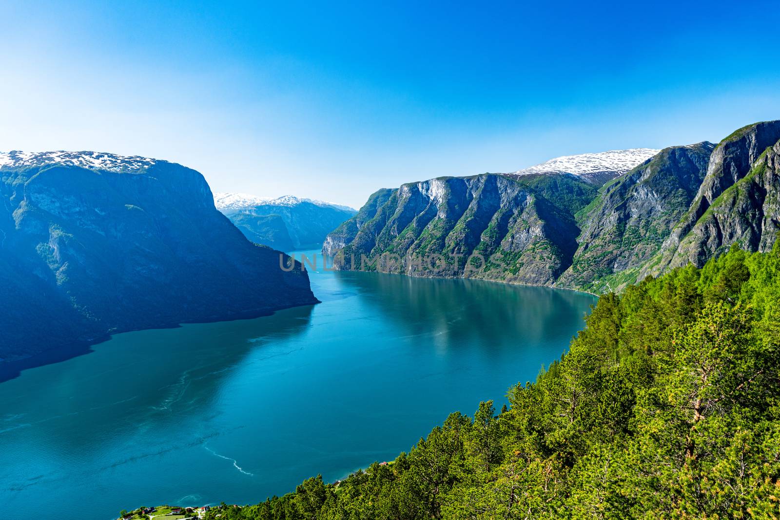Norway Sognefjord at summer by Nanisimova