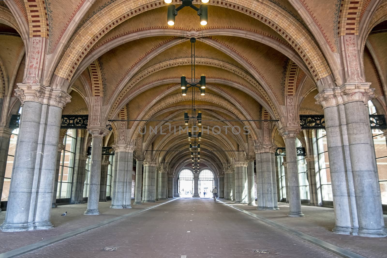 Walk through at the Rijksmuseum in Amsterdam the Netherlands
