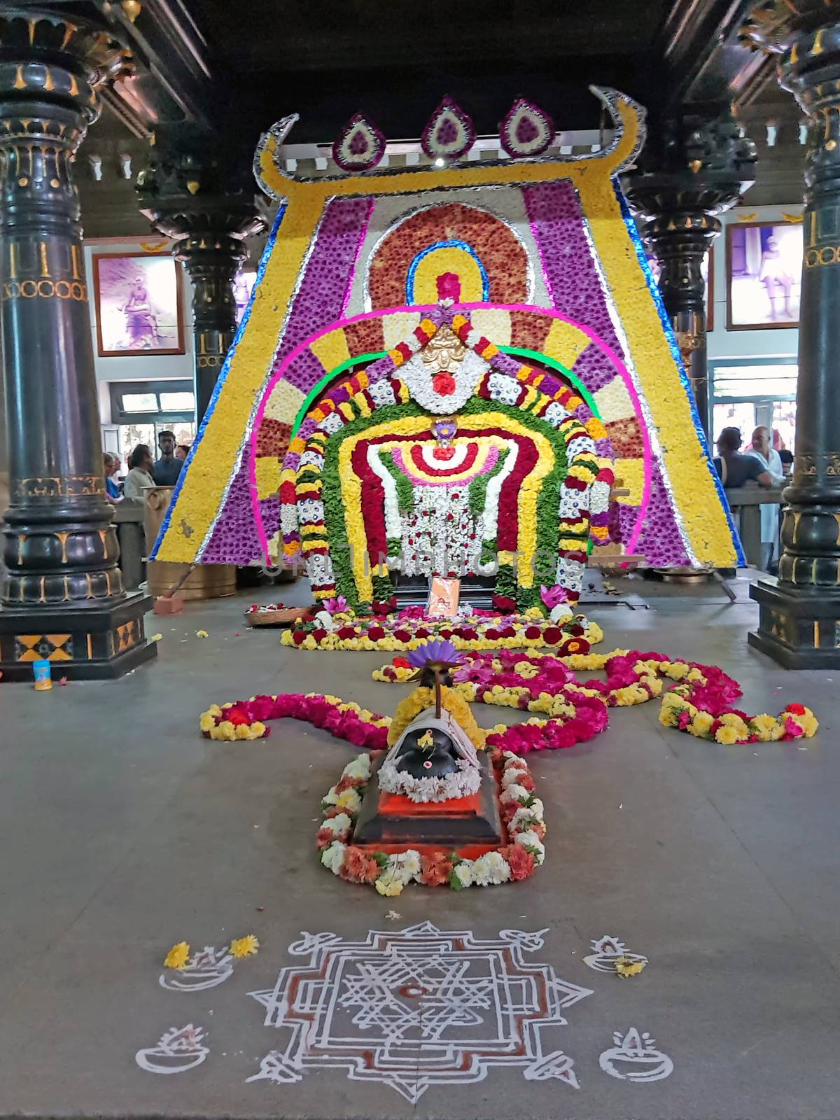 Tiruvanamalai, India - December 24, 2018: 139th Jayanti Celebration of Bhagavan Sri Ramana Maharshi