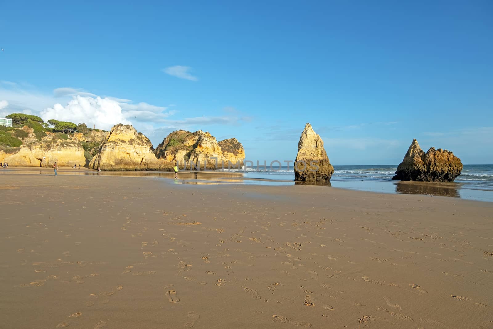 Praia Tres Irmaos in Alvor the Algarve Portugal