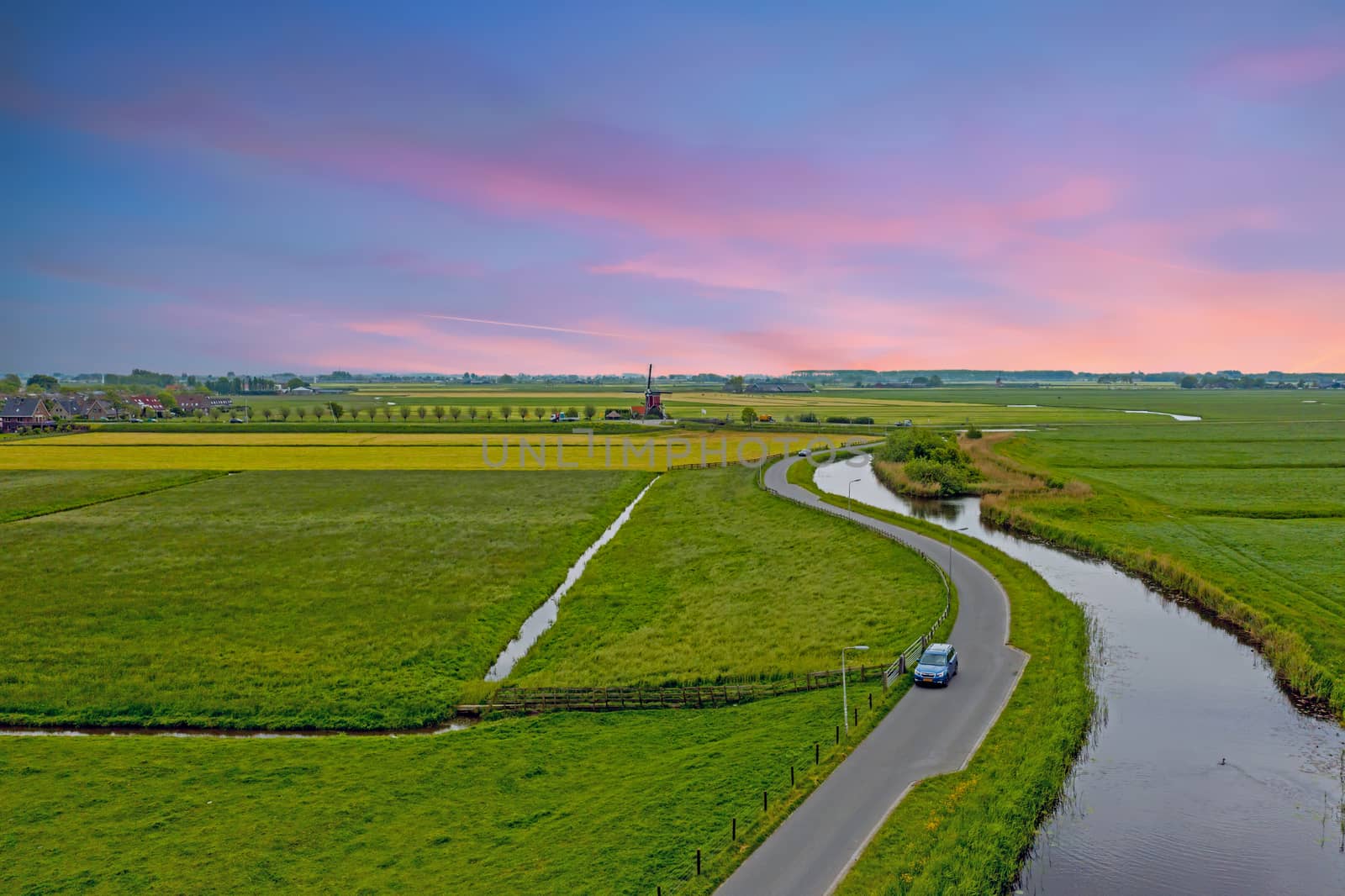 Beautiful Holland in spring in the Netherlands