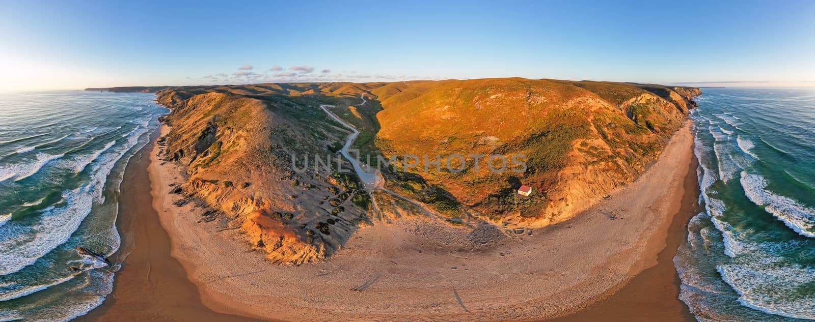 Panorama from Vale Figueiras in Portugal  by devy