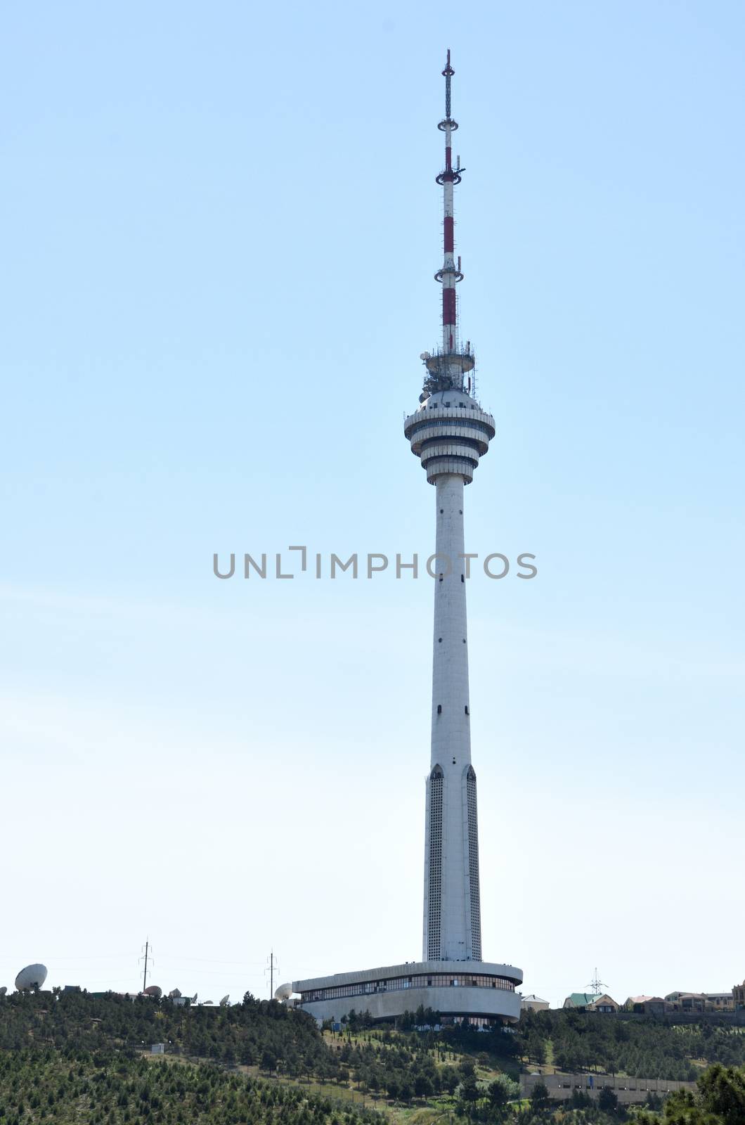 The Baku television tower  by moviephoto