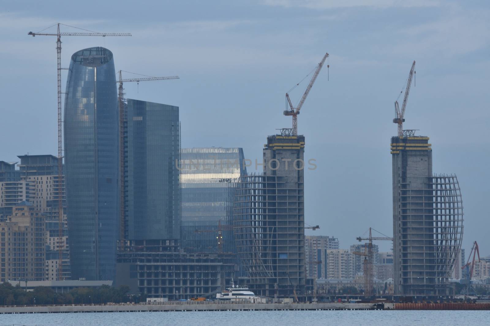 Baku,Building Costruction,Azerbaijan by moviephoto