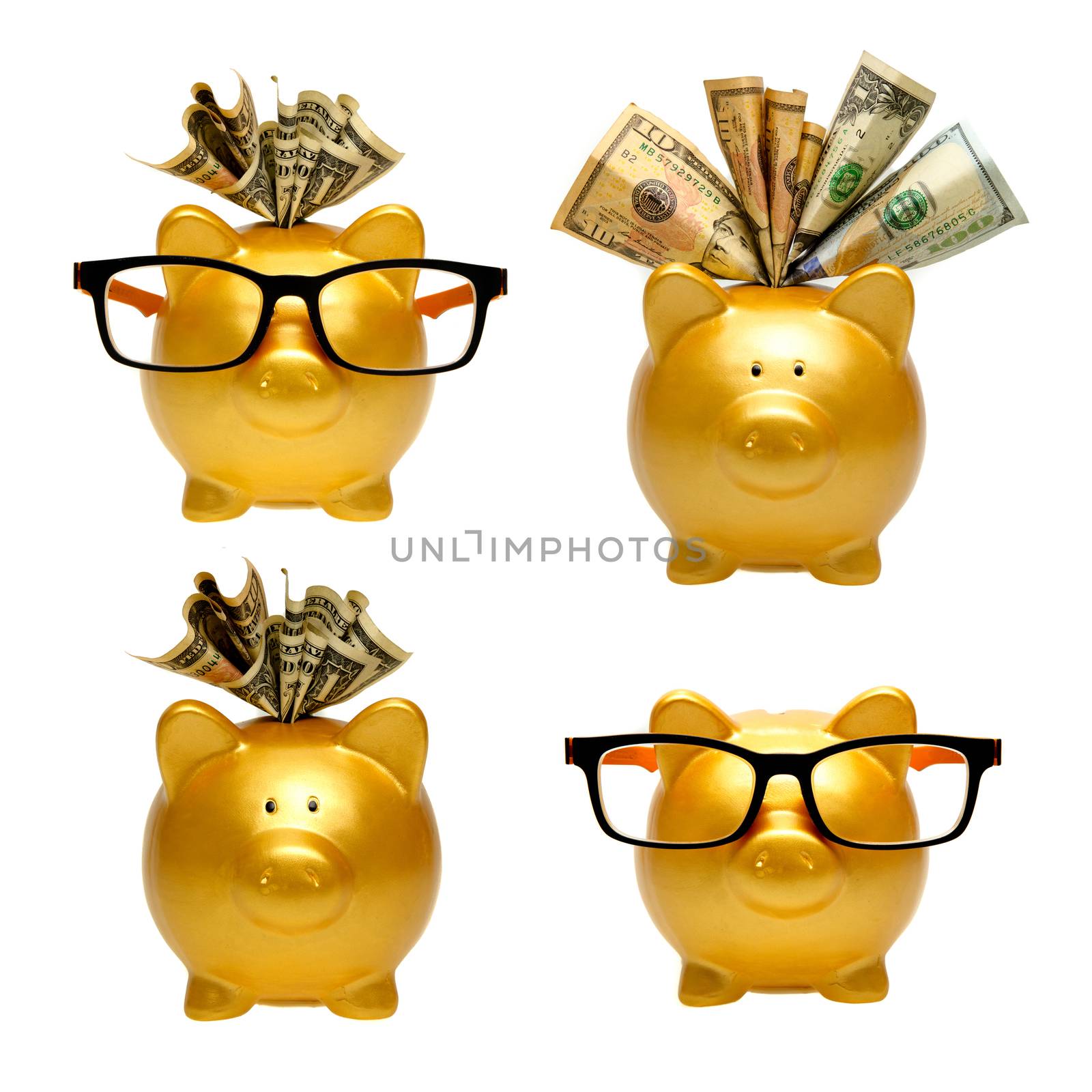 Golden Piggy Bank by tehcheesiong