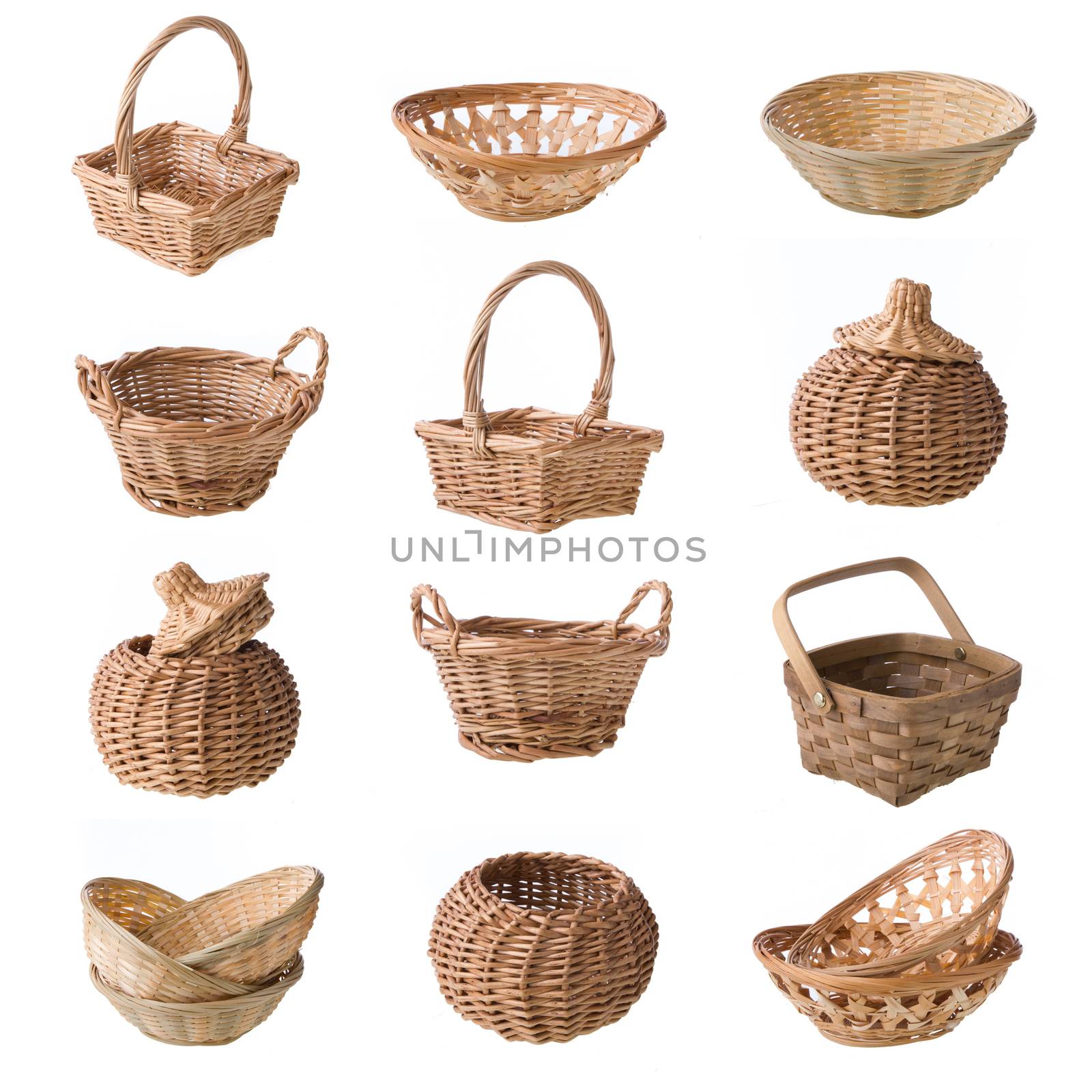 Wicker Basket by tehcheesiong