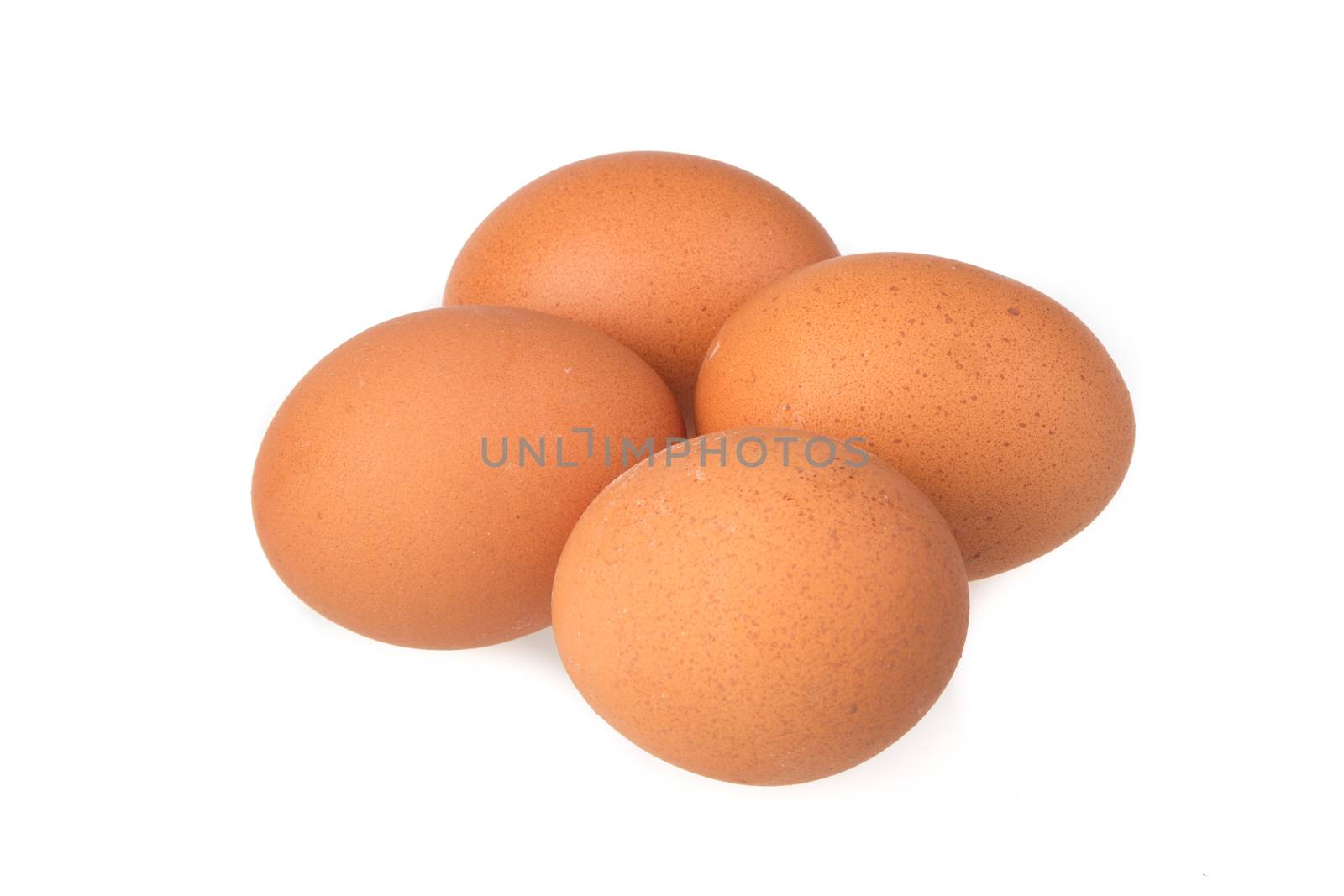 eggs isolated on white background
