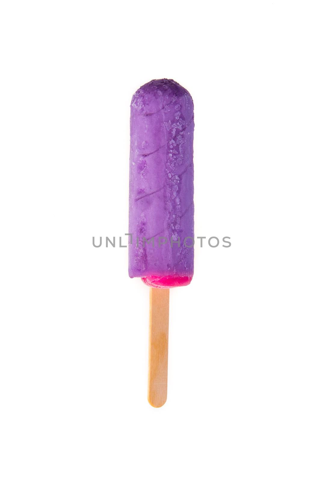 ice cream popsicle isolated on white background