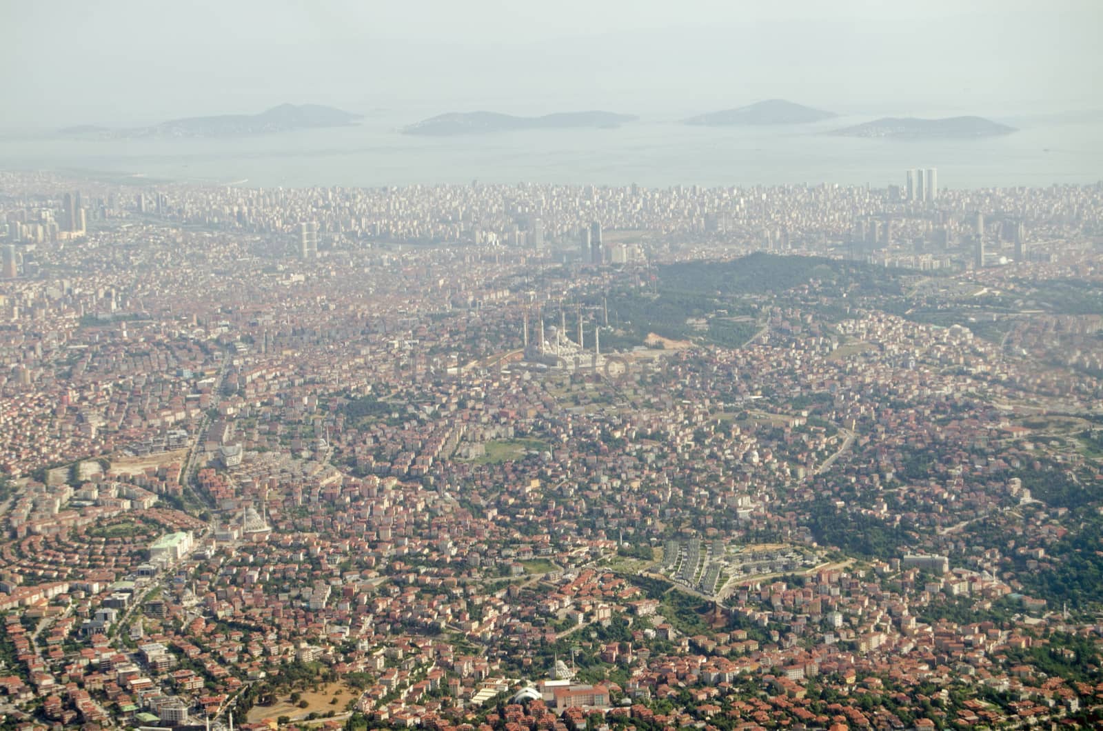 Istanbul aerial view - the Asian side by BasPhoto