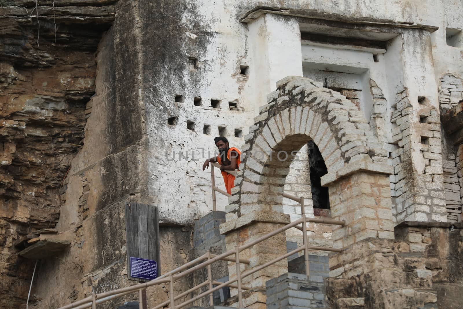 Exterior of Vintage Temple India
