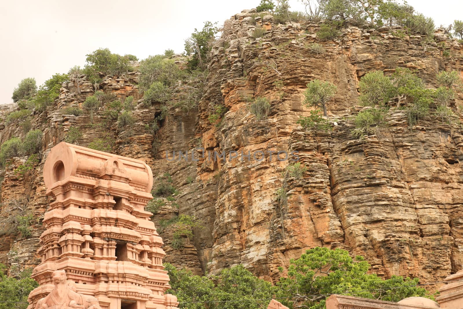 Exterior of Vintage Temple India