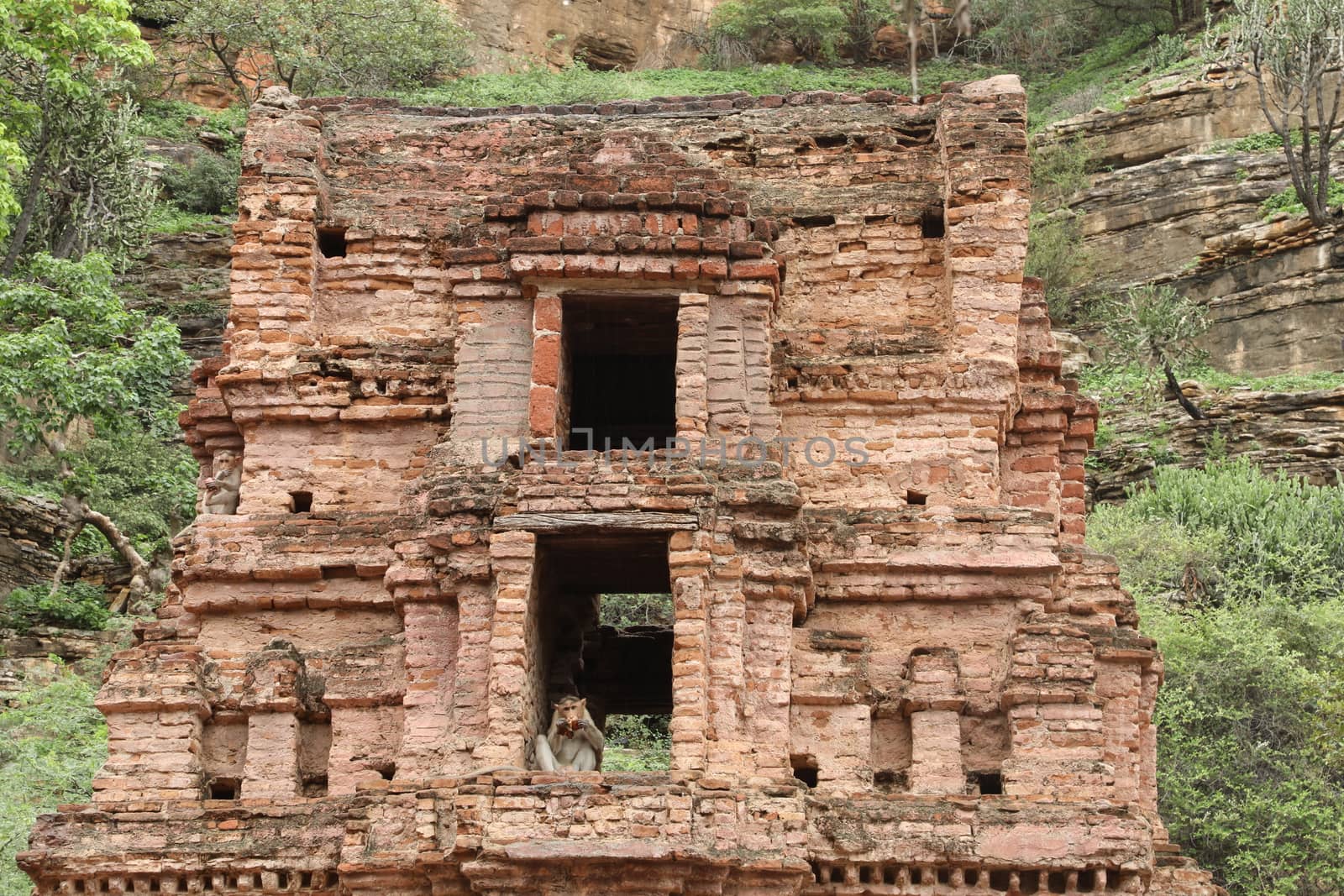 Exterior of Vintage Temple India