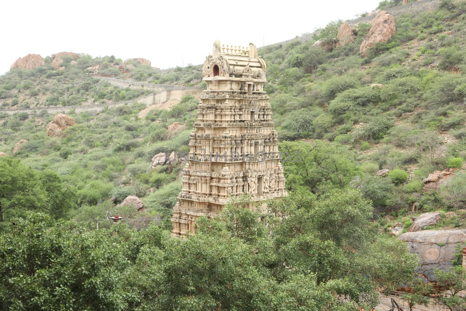 Exterior of Vintage Temple India