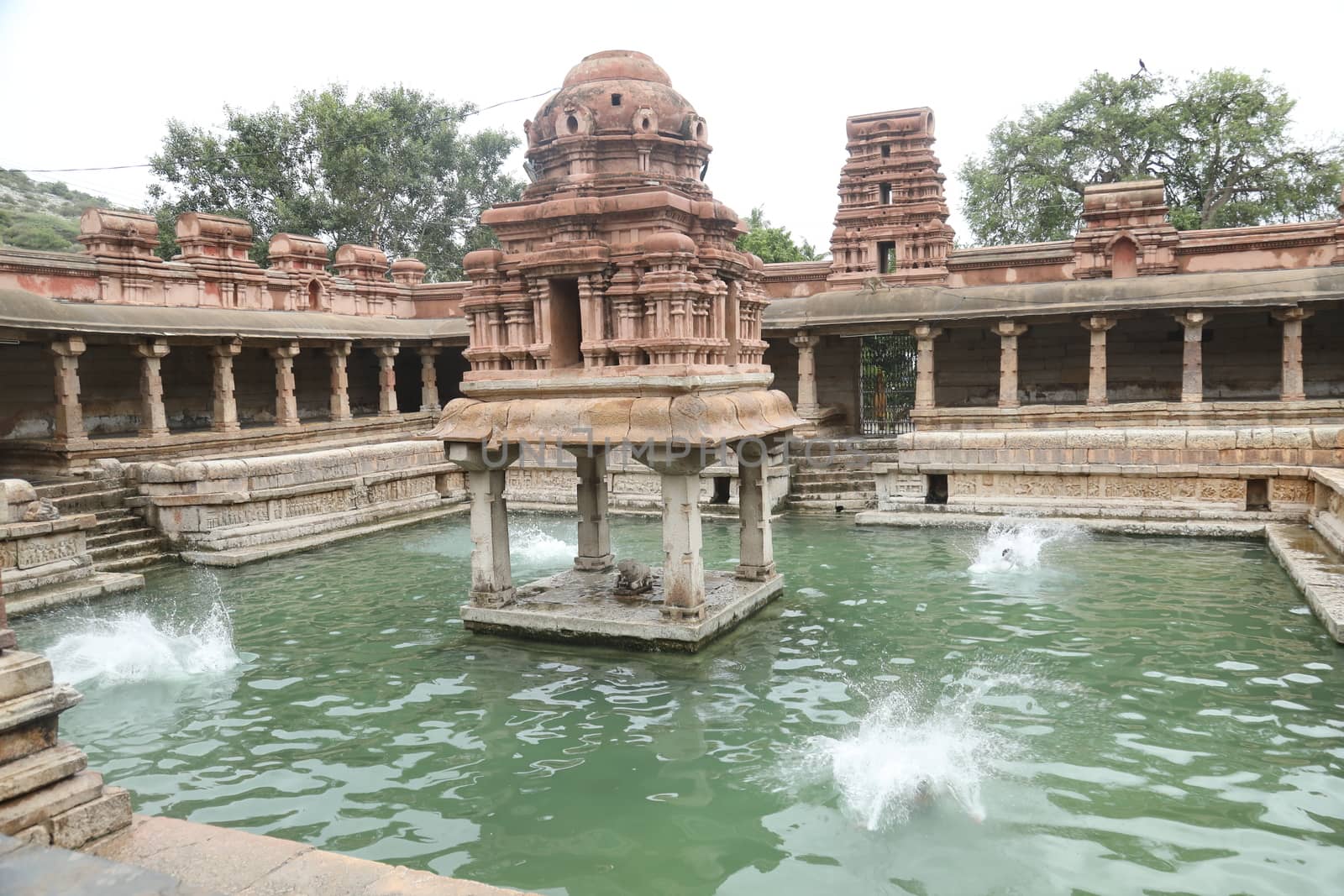 Exterior of Vintage Temple India