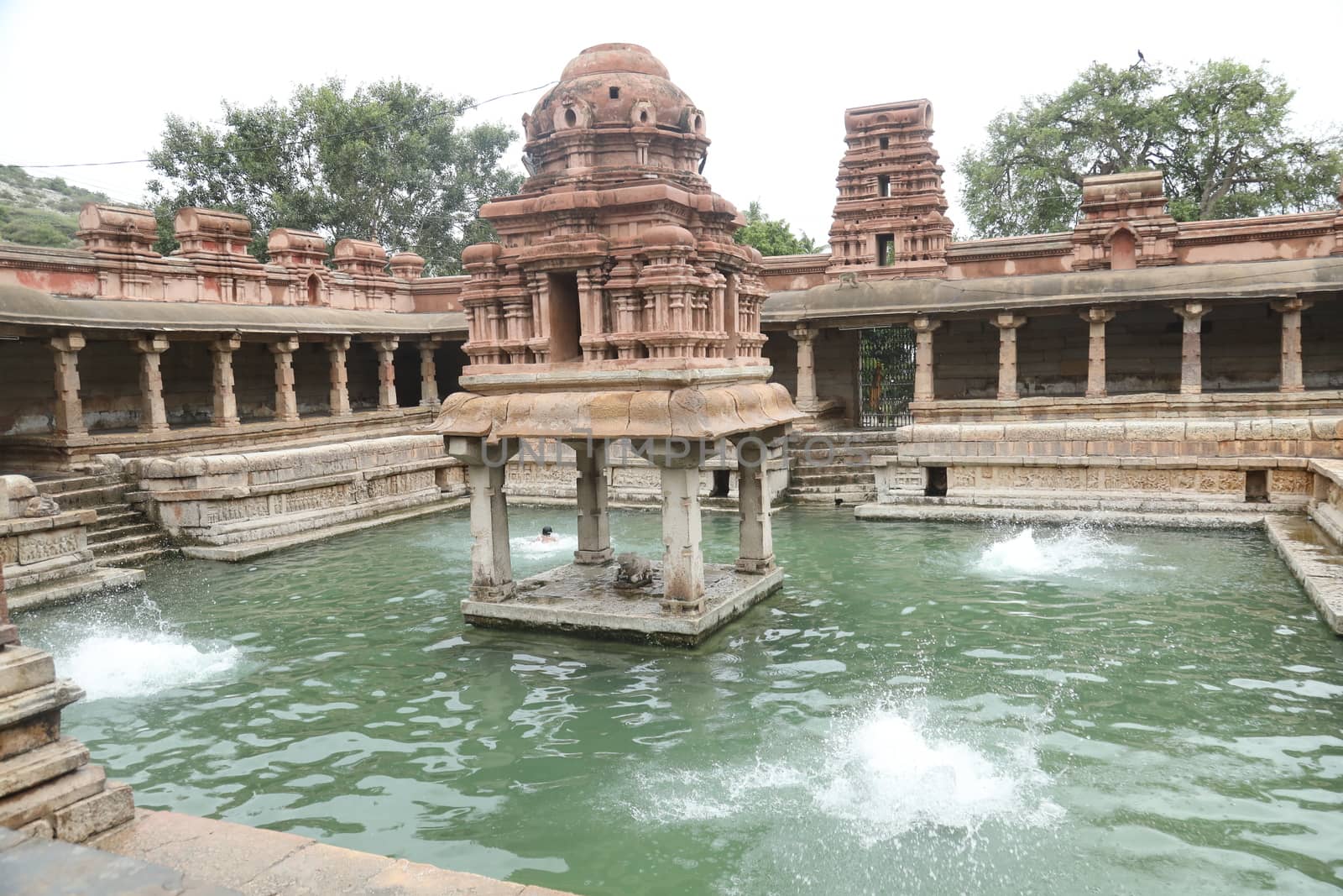 Exterior of Vintage Temple India