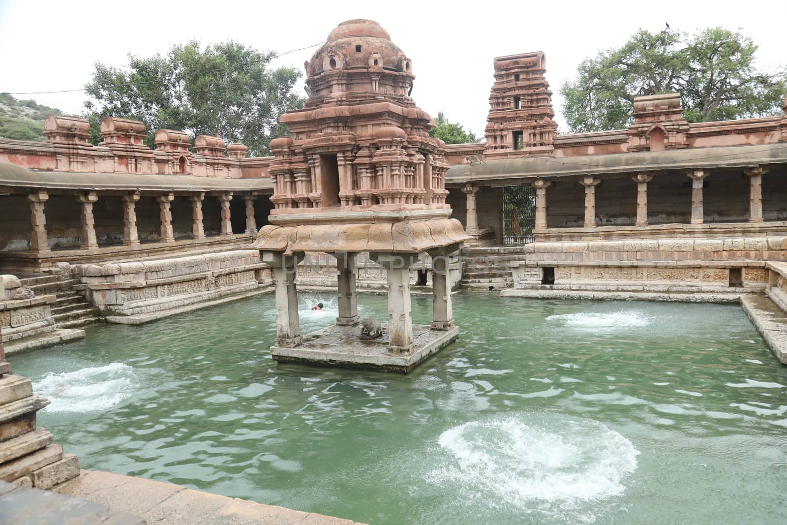 Exterior of Vintage Temple India
