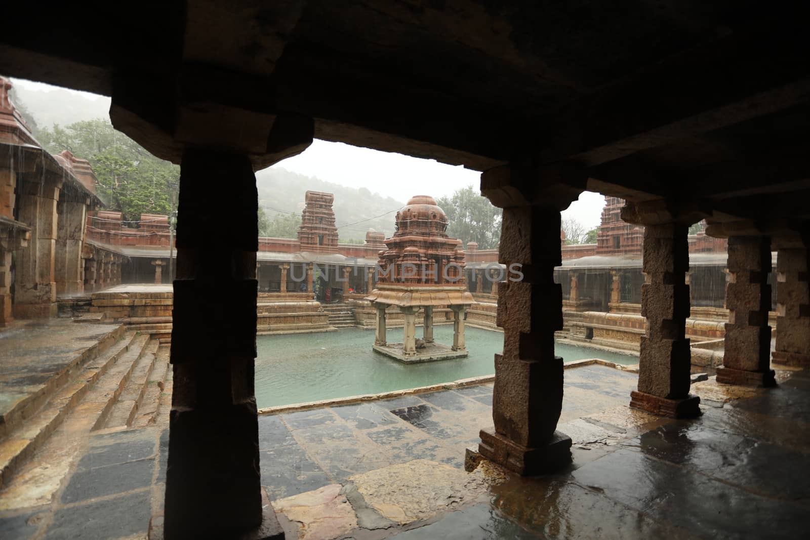 Exterior of Vintage Temple India