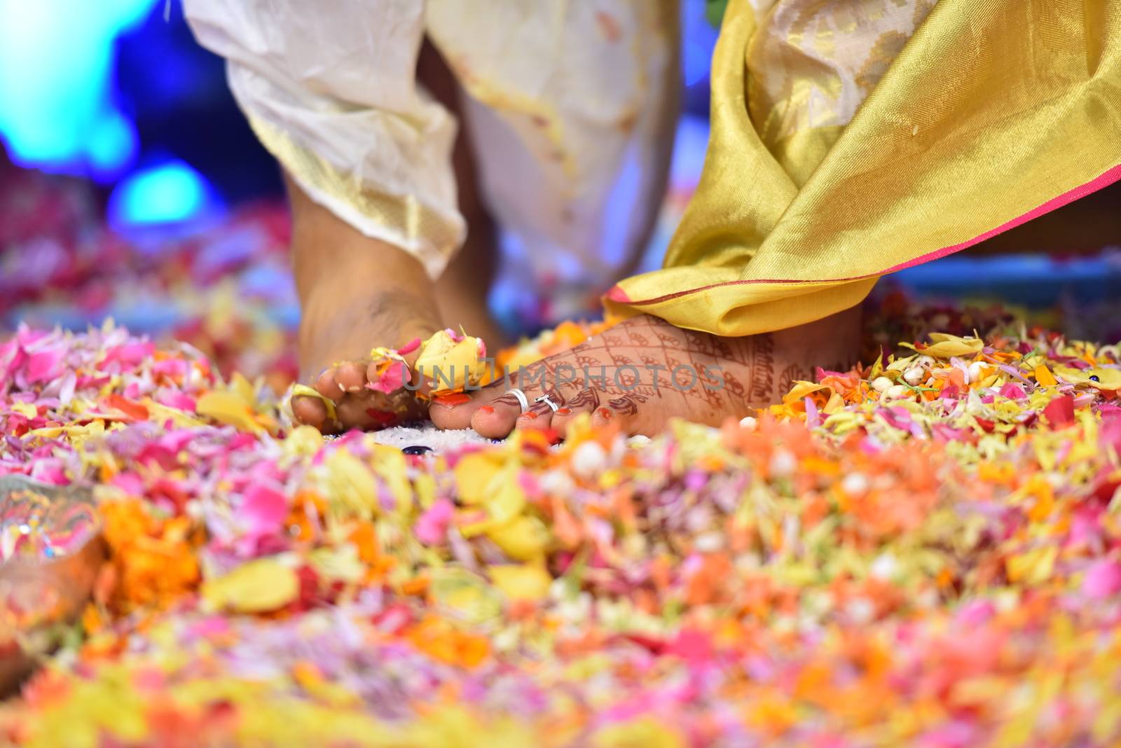 Traditional Hindu wedding ceremony