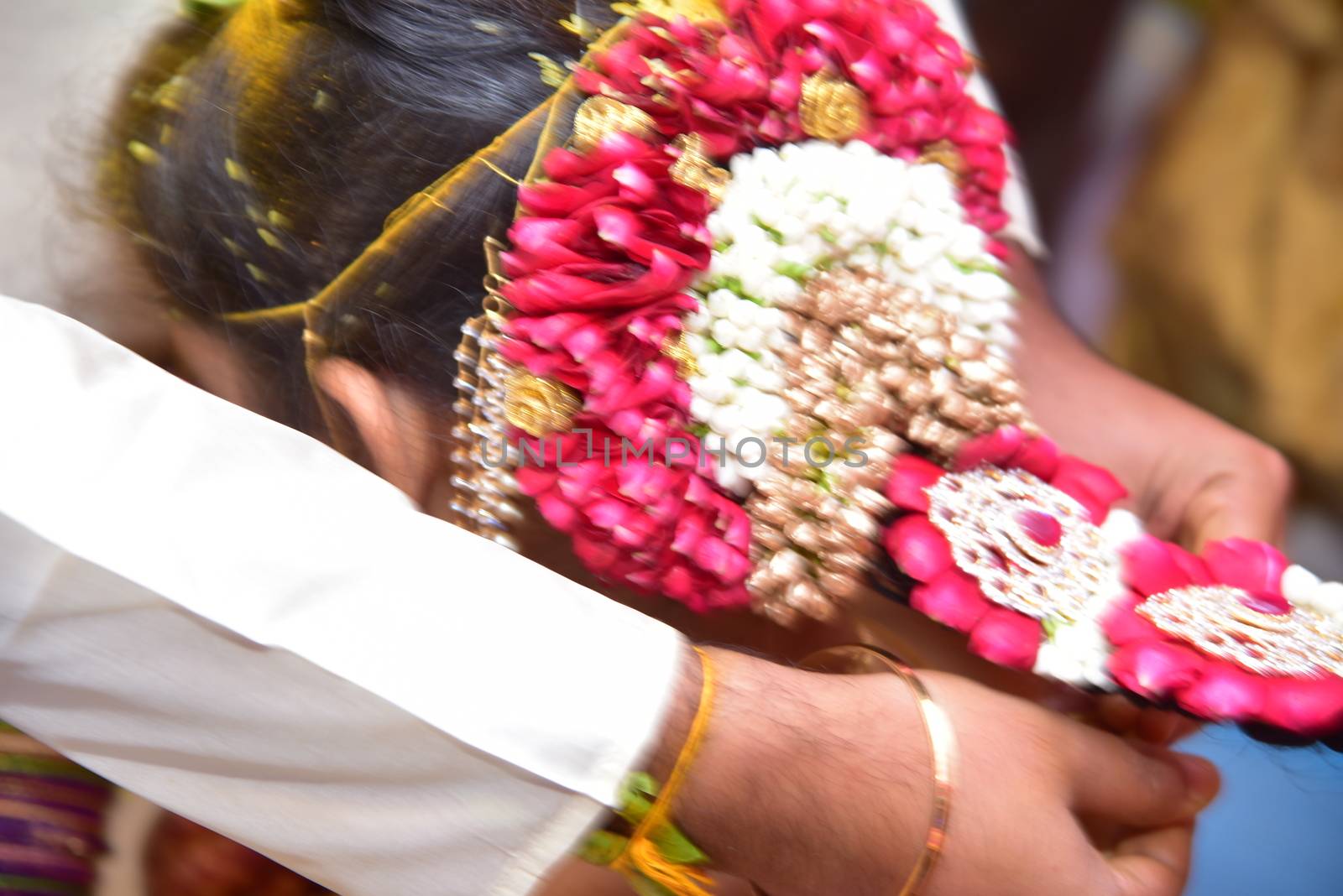 Traditional Hindu wedding ceremony