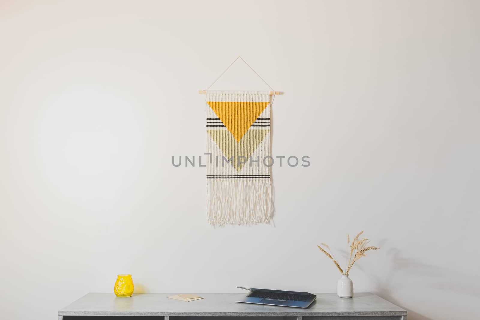 Home decor, design for a cozy workplace. by photoboyko