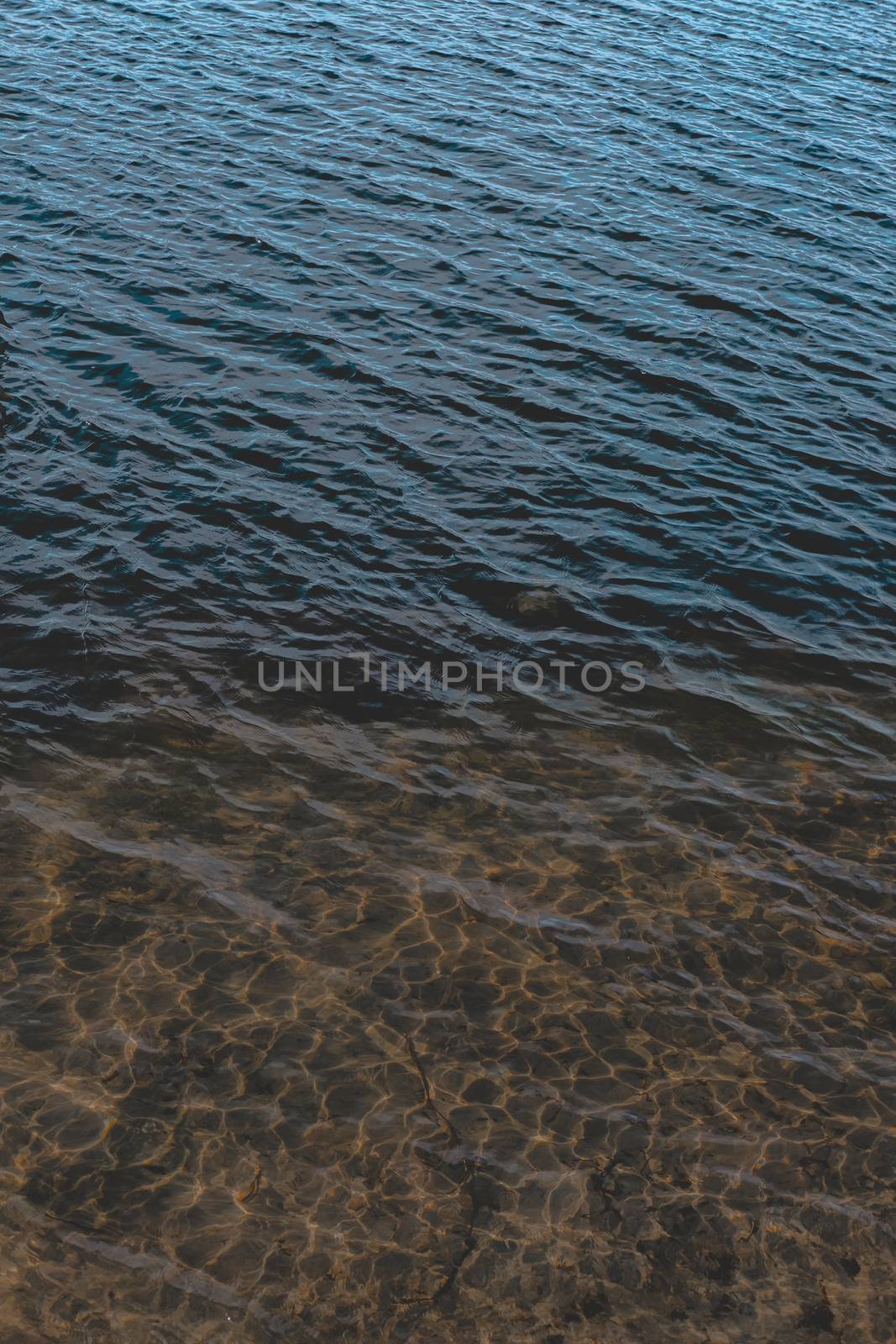 Texture of water surface against the sun. Natural backdrop, textured background