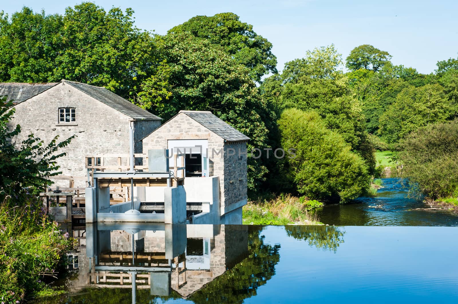 Heron Corn Mill on the river Bela Beetham Cumbria UK by paddythegolfer