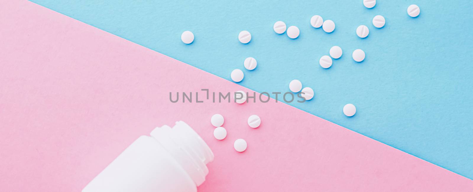 Medical pills and drugs, medicine for health care and therapy by Anneleven