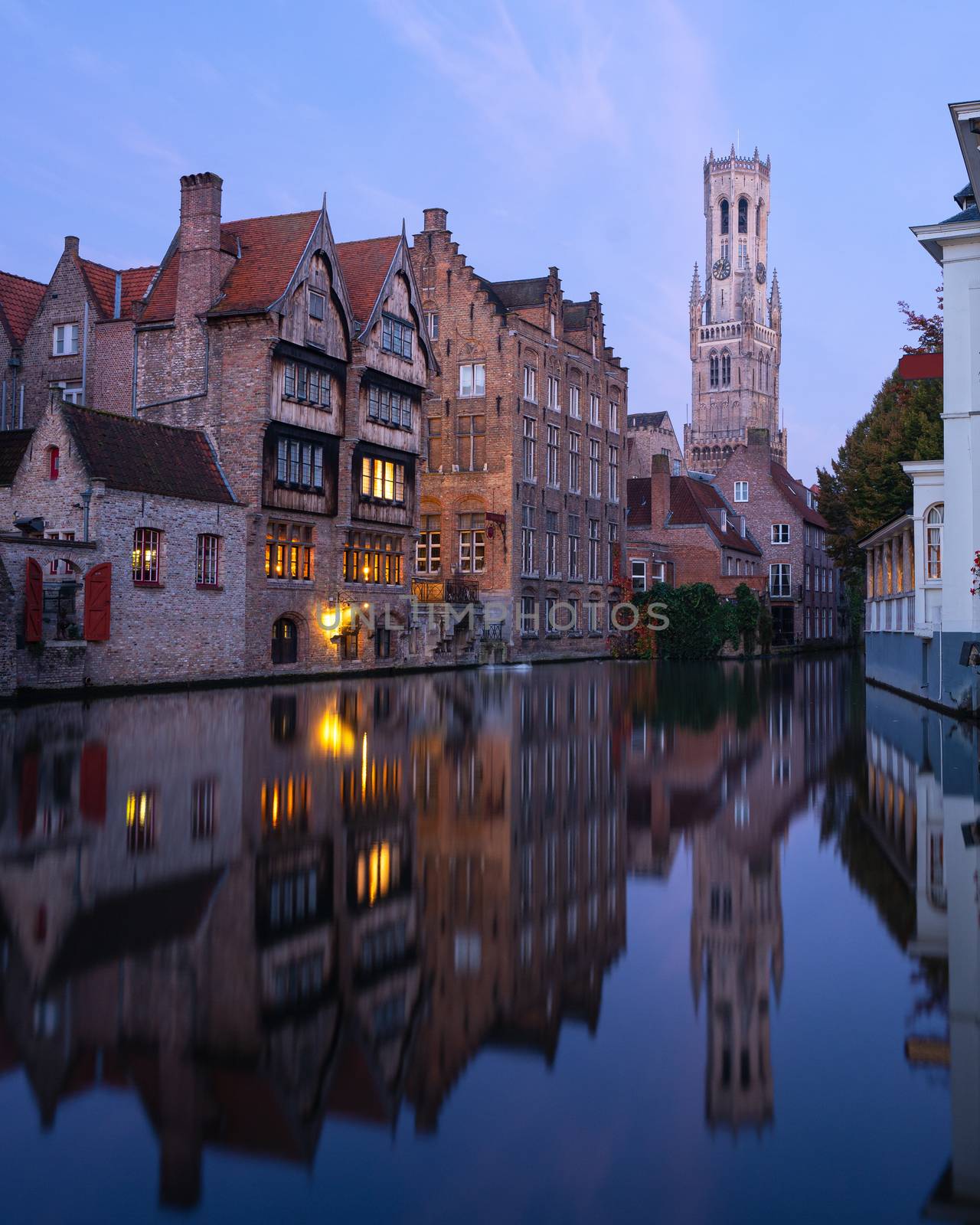Early morning in Bruges, Belgium by alfotokunst