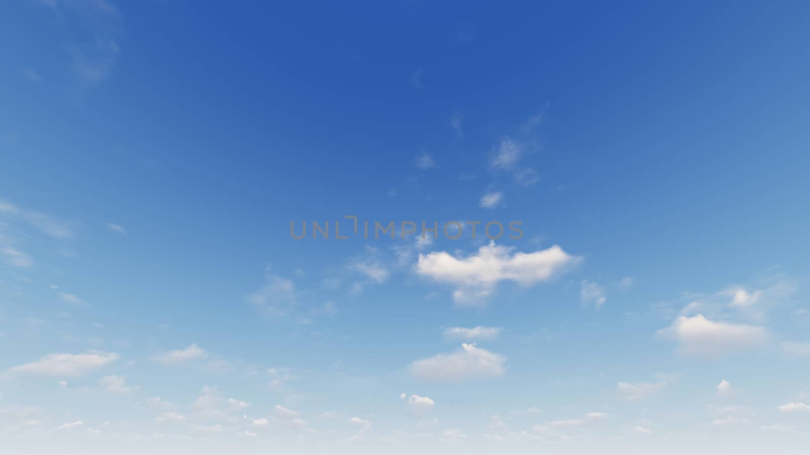 Cloudy blue sky abstract background, blue sky background with tiny clouds, 3d rendering

