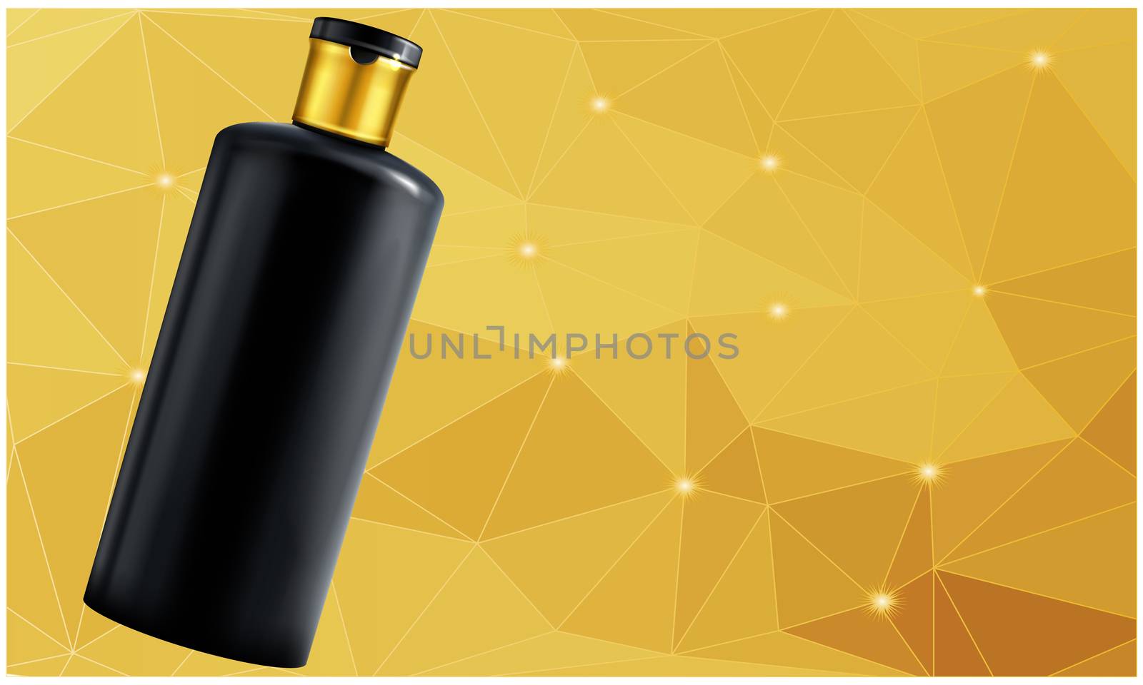 mock up illustration of male perfume on abstract background by aanavcreationsplus