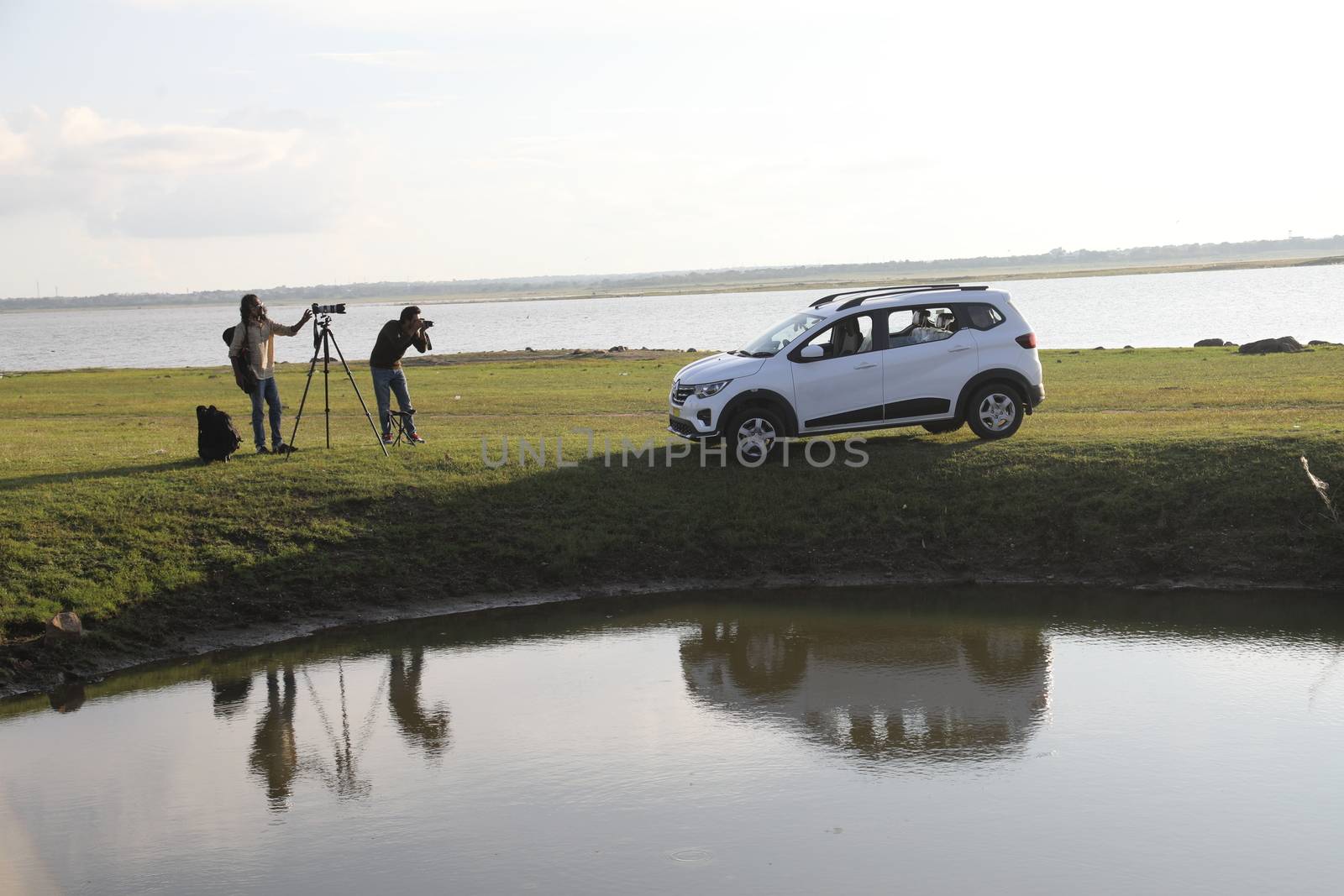 Photographer at Lake in the work