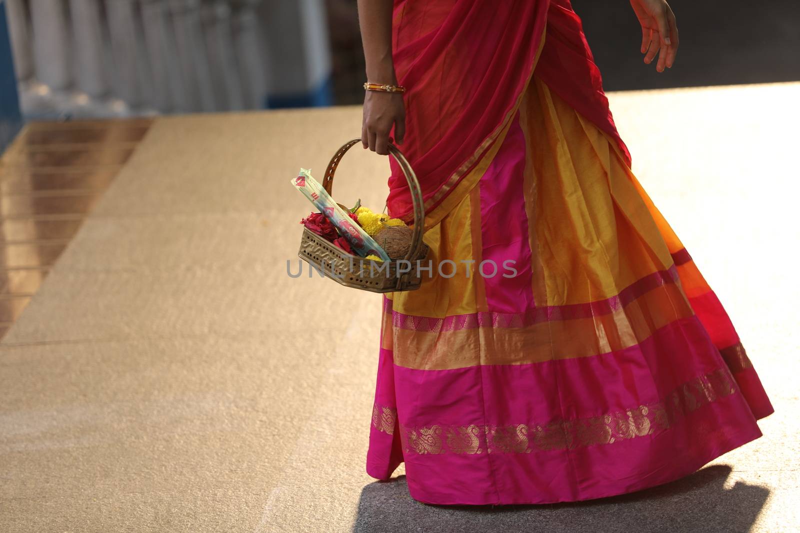Indian Female in a Traditional Dress