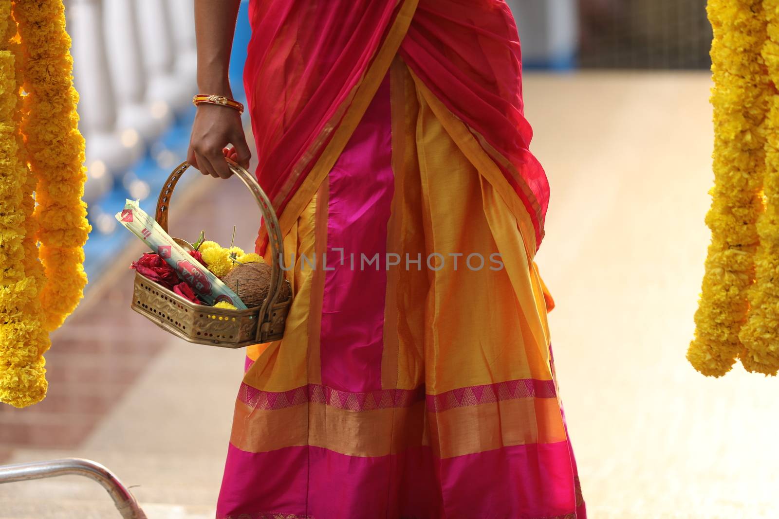 Indian Female in a Traditional Dress
