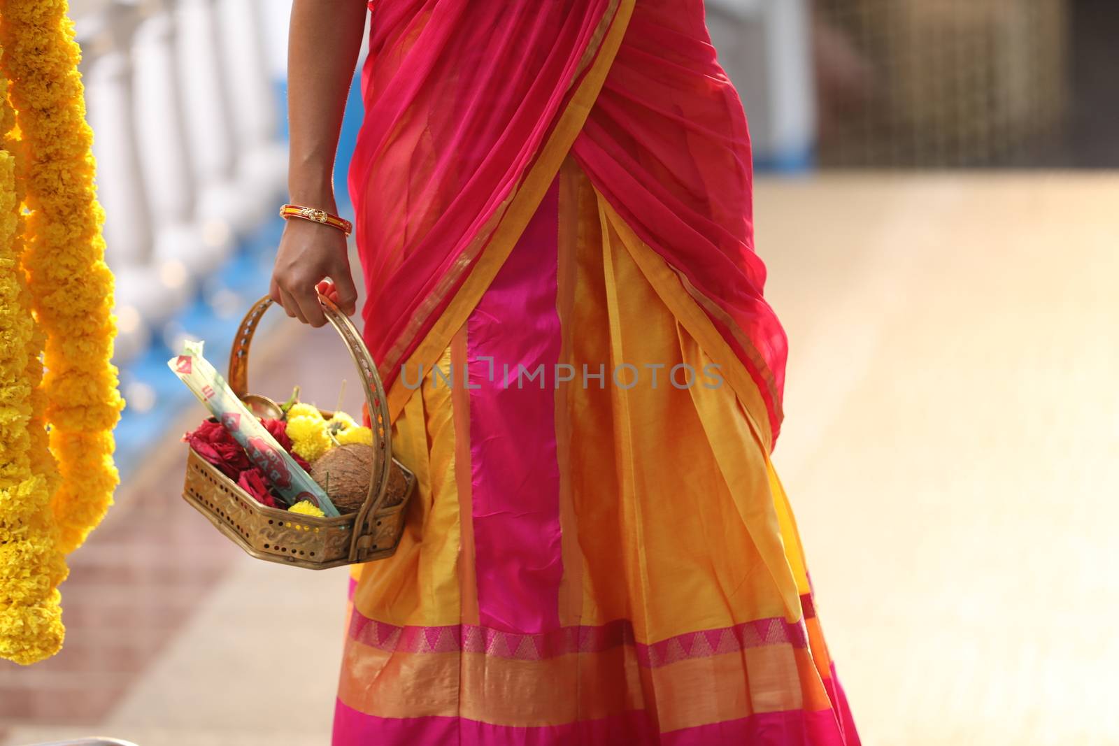 Indian Female in a Traditional Dress