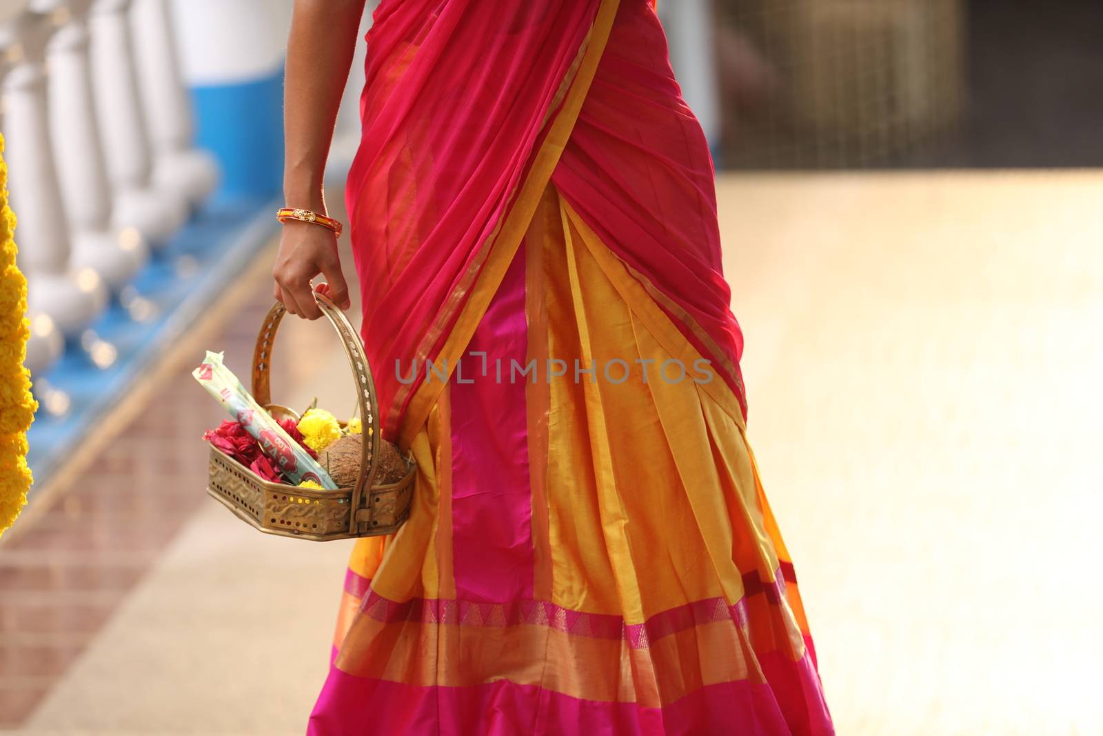 Indian Female in a Traditional Dress