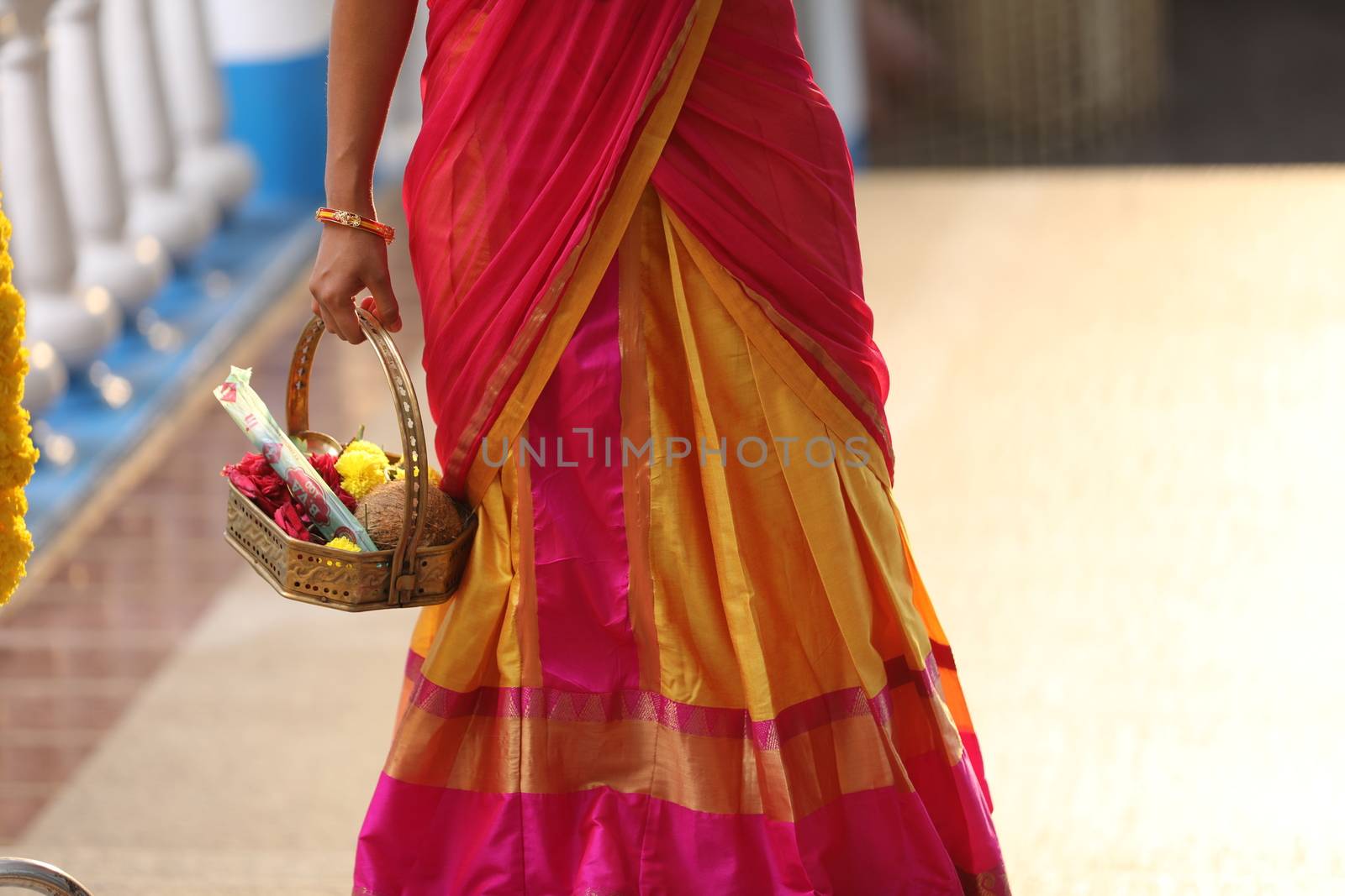 Indian Female in a Traditional Dress