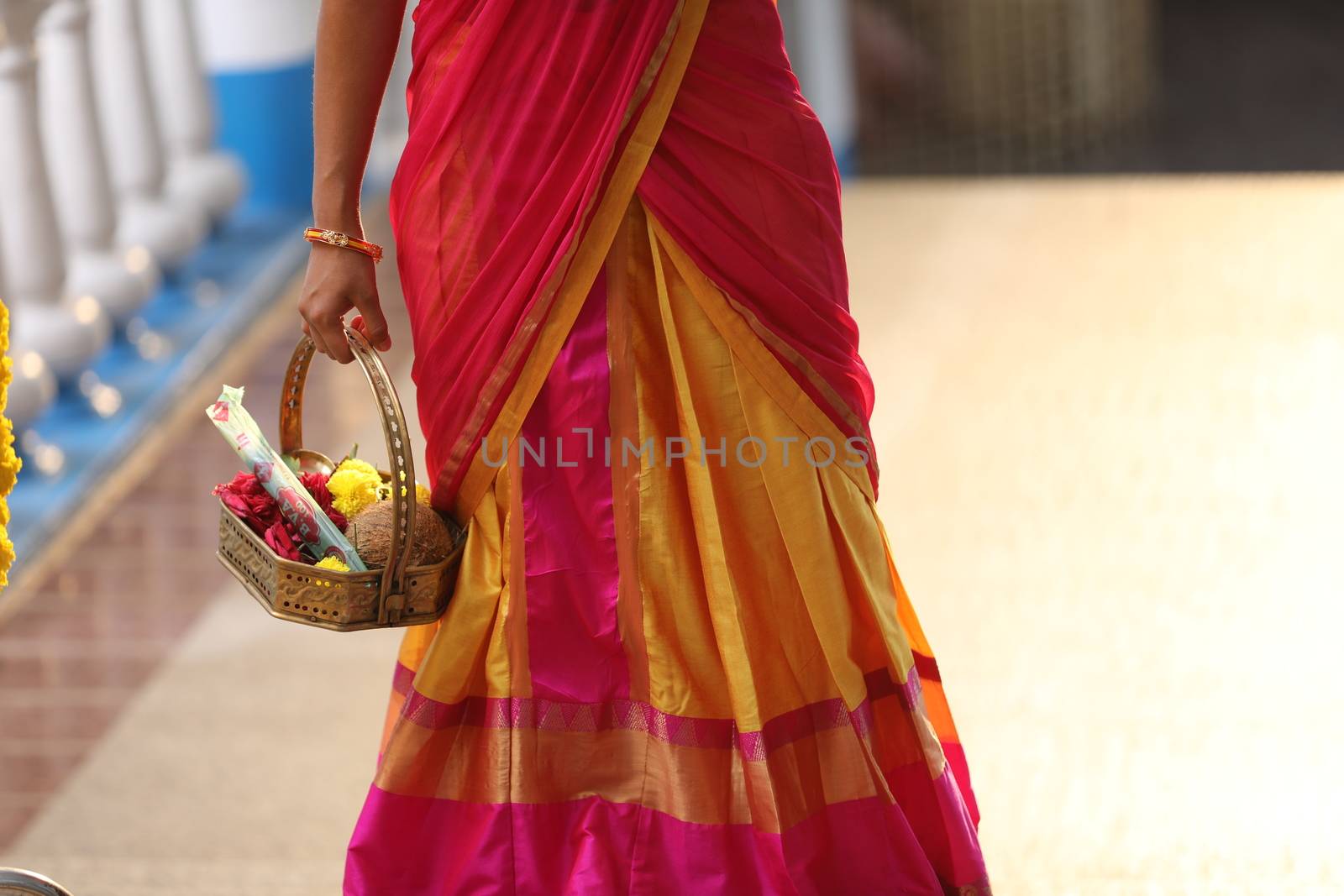 Indian Female in a Traditional Dress