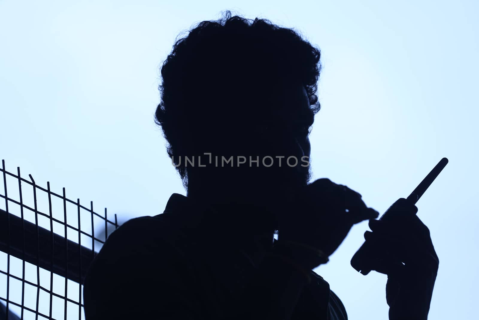 Silhouette of People at work place