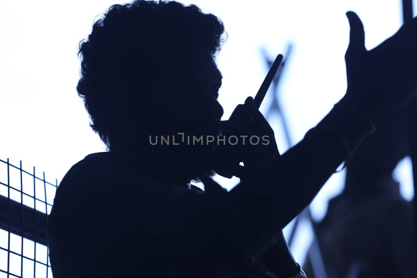 Silhouette of People at work place