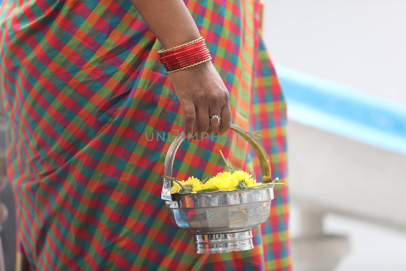 Indian Female in a Traditional Dress