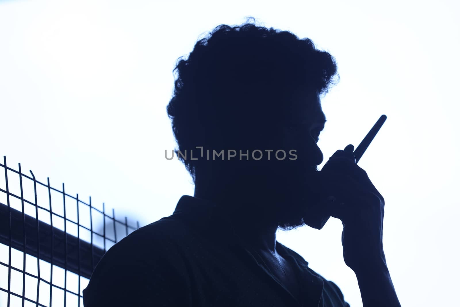 Silhouette of People at work place