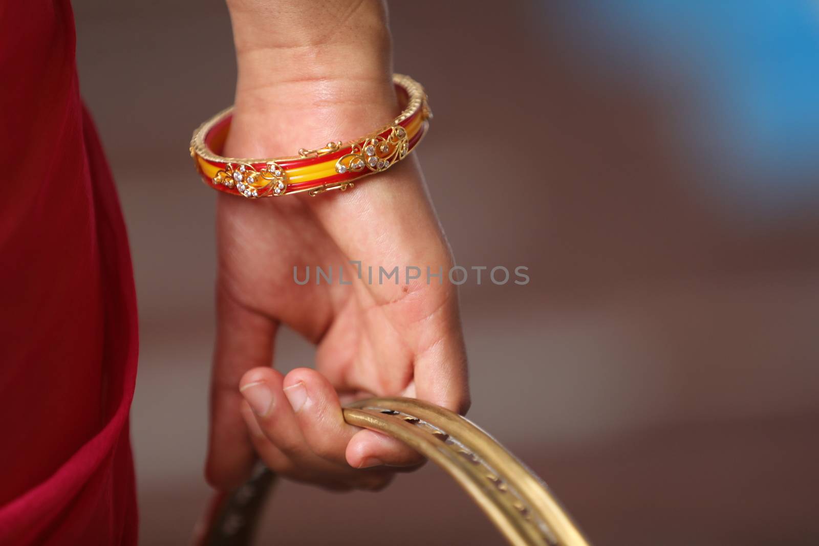 Indian Female in a Traditional Dress
