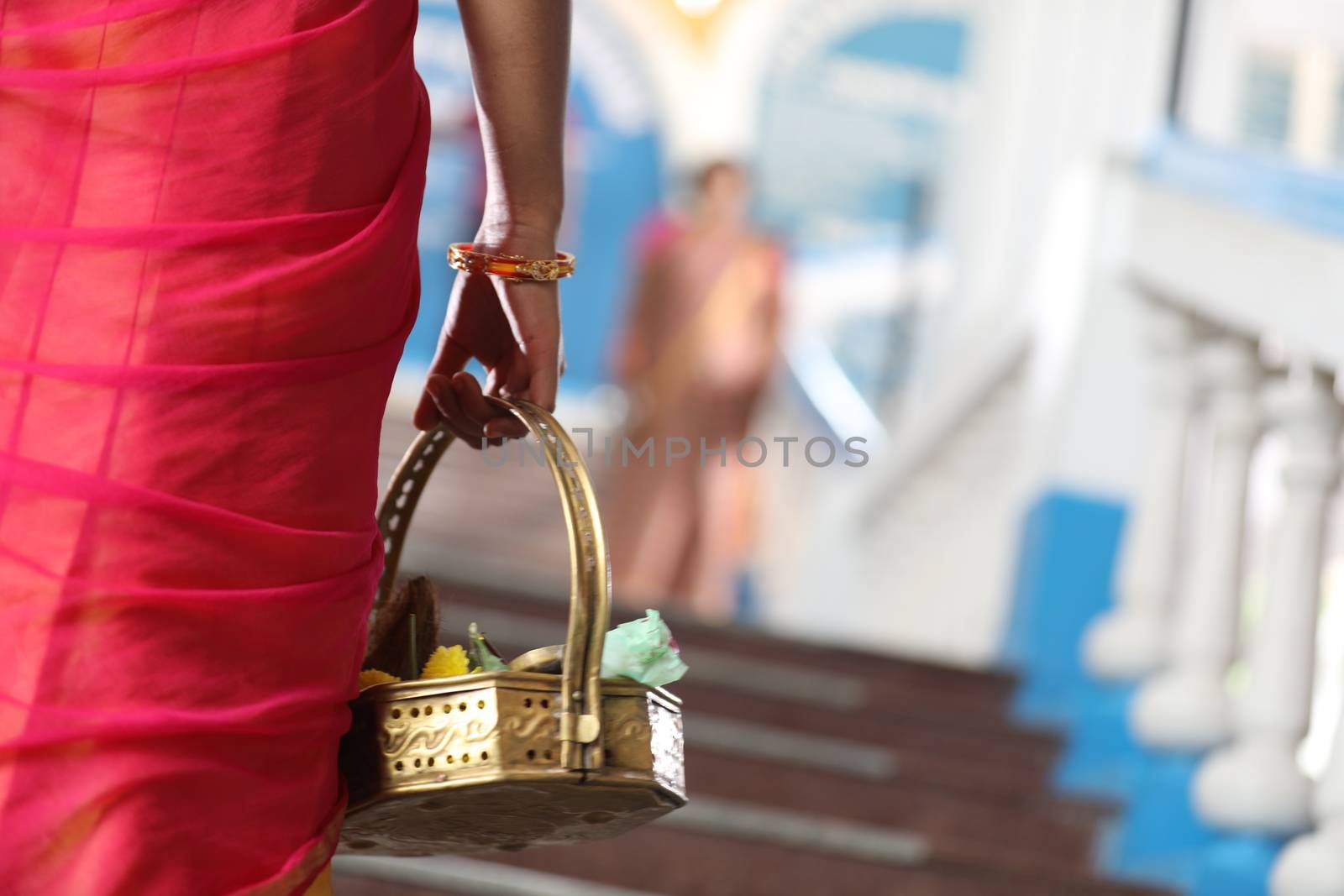Indian Female in a Traditional Dress
