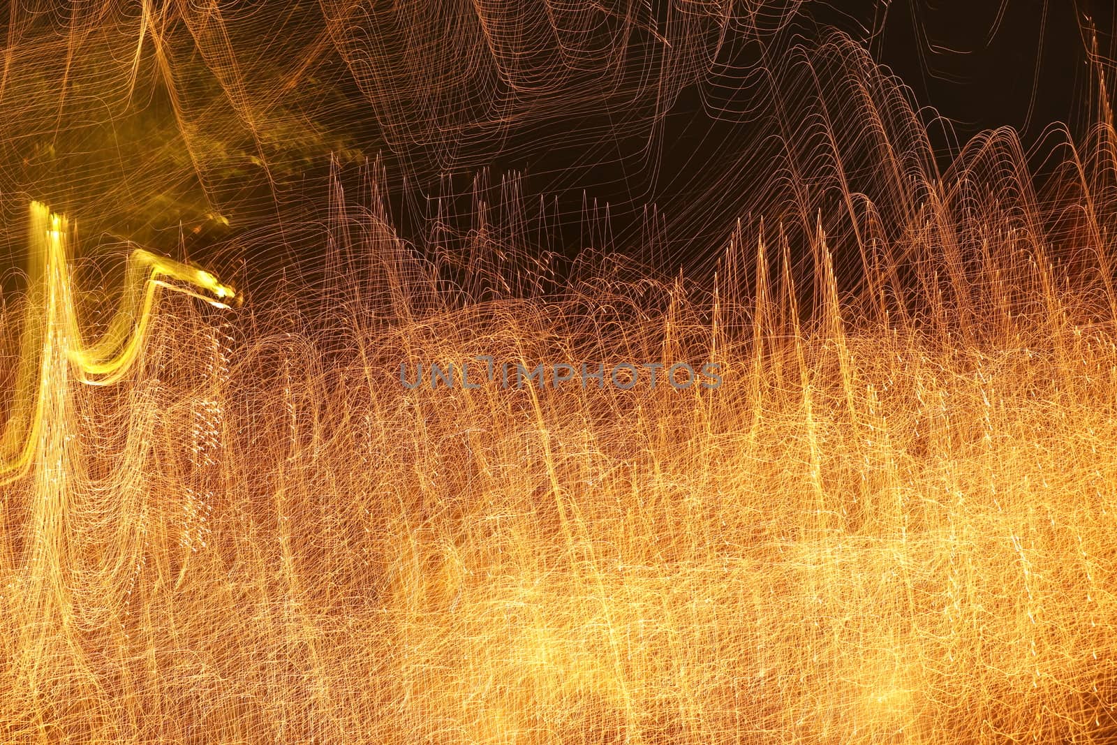 Abstract slow shutter lights